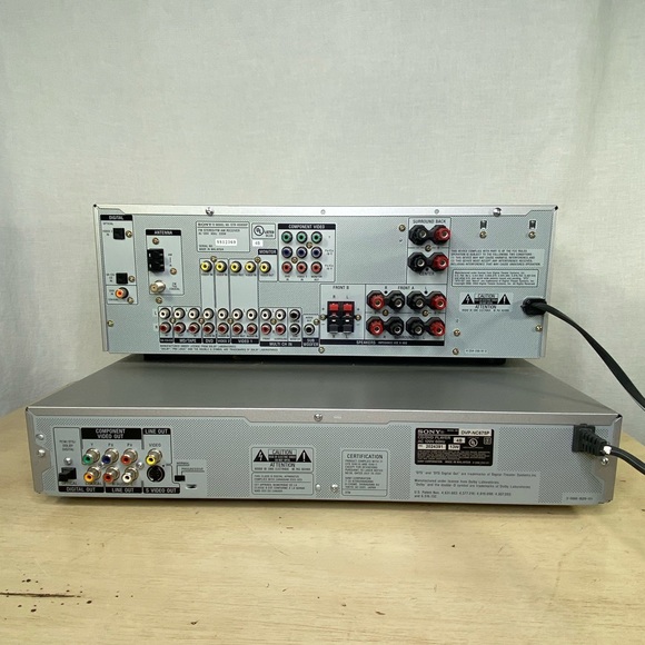 Sony CD DVD Player DVP NC675P STR K6800P Digital Amplifier X6 Set Remote Bundle - Picture 11 of 16